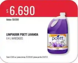 Supermercados Tadicor Poett - limpiador poett lavanda oferta