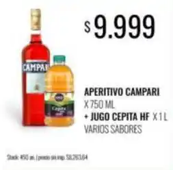 Supermercados Tadicor Campari - aperitivo oferta