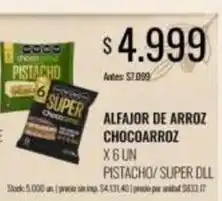 Supermercados Tadicor Chocoarroz - alfajor de arroz chocoarroz oferta