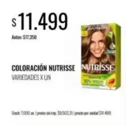 Supermercados Tadicor Nutrisse - coloración oferta