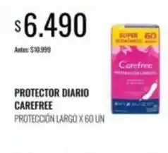 Supermercados Tadicor Carefree - protector diario oferta
