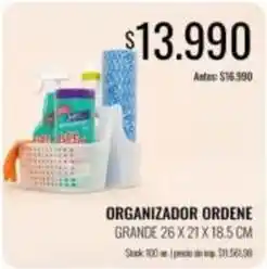 Supermercados Tadicor Organizador orden oferta