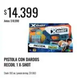 Supermercados Tadicor Pistola con dardos recoil 1 oferta