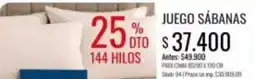 Supermercados Tadicor Pro - juego sábanas oferta