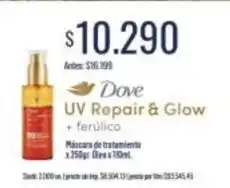 Supermercados Tadicor Dove - uv repair & glow + ferúlico oferta
