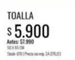Supermercados Tadicor Toalla oferta