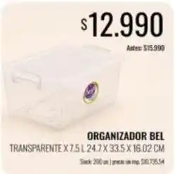 Supermercados Tadicor Organizador bel transparente oferta