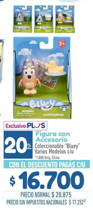 Bluey figura con accesorio