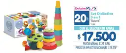 La Anonima Duravit set didáctico 3 en 1 oferta