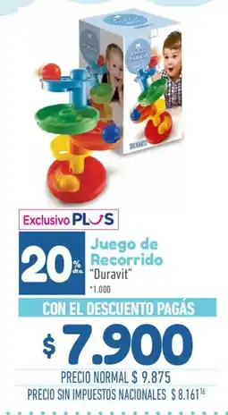 La Anonima Duravit juego de recorrido oferta