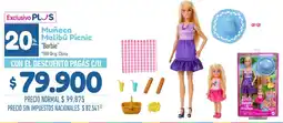 La Anonima Barbie muñeca malibú picnic oferta