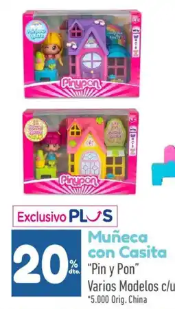 La Anonima Pinypon muñeca con casita oferta