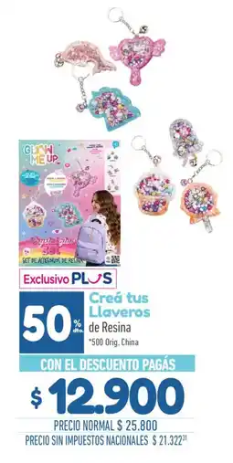 La Anonima Glow me up Creá tus Llaveros de Resina oferta