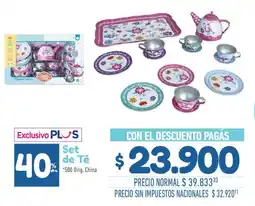 La Anonima Flora home set de té oferta