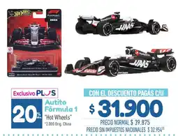 La Anonima Hot wheels autito formula 1 oferta