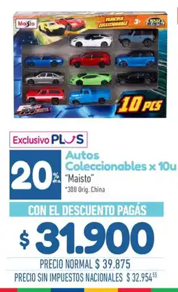 La Anonima Maisto autos coleccionables oferta