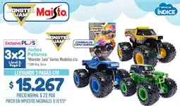La Anonima Maisto monster jam autos patones oferta