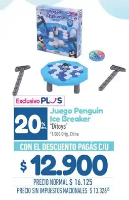 La Anonima Ditoys juego penguin ice breaker oferta