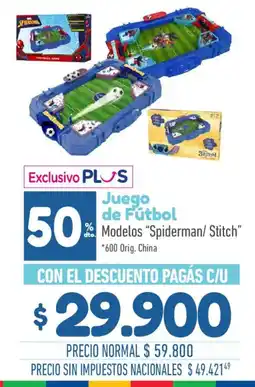 La Anonima Juego de Fútbol oferta