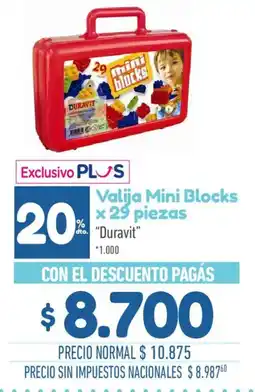 La Anonima Duravit valija mini blocks oferta