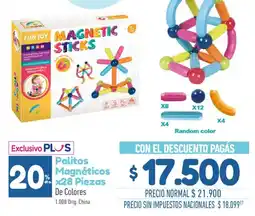 La Anonima Fun toy palitos magnéticos oferta