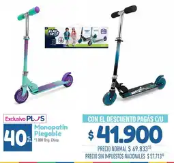 La Anonima Play spot monopatin plegable oferta