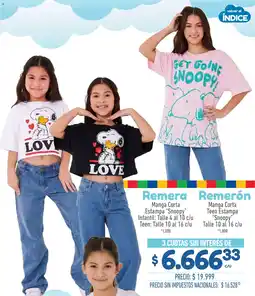 La Anonima Remera Remerón oferta