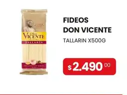 Piantoni Supermayorista Don vicente fideos tallarin oferta