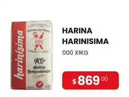 Piantoni Supermayorista Harinísima harina de trigo 000 panes y pizzas oferta