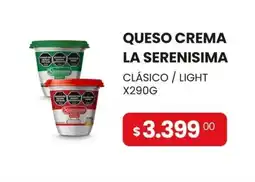Piantoni Supermayorista La serenisima queso crema oferta