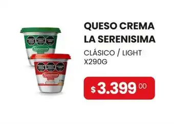 Piantoni Supermayorista La serenisima queso crema oferta