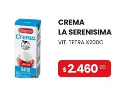 Piantoni Supermayorista La serenisima crema oferta
