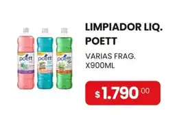 Piantoni Supermayorista Poett limpiador liq. oferta