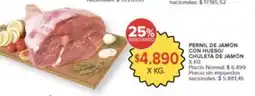 Carrefour Pernil de jamón con hueso/ chuleta de jamón oferta