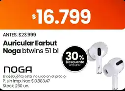 Changomas Noga auricular earbut btwins oferta