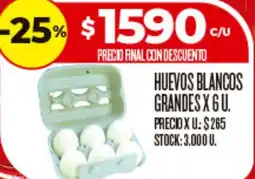 Supermercados DIA Huevos blancos grandes oferta