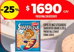 Supermercados DIA Skarchitos copos de maiz azucarados skarchitos granix oferta