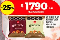 Supermercados DIA Dia galletitas rellenas membrillo/limón oferta