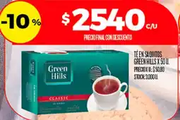 Supermercados DIA Green hills té en sa quitos oferta