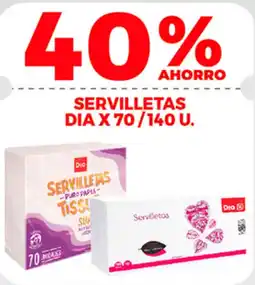 Supermercados DIA Dia servilletas oferta