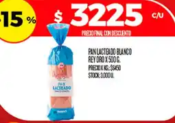 Supermercados DIA Pan lacteado blanco rey oro oferta