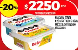 Supermercados DIA Danica margarina dorada oferta