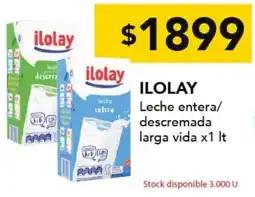 Nini Mayorista Ilolay leche entera/ descremada larga vida oferta