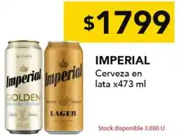 Nini Mayorista Imperial cerveza en lata oferta