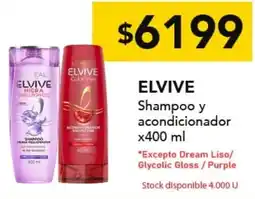 Nini Mayorista Elvive shampoo y acondicionador oferta