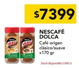 Nini Mayorista Nescafé Dolca café origen clásico/suave oferta