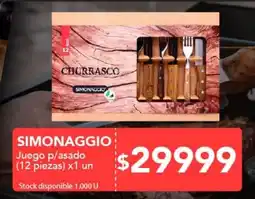 Nini Mayorista Simonaggio juego p/asado oferta