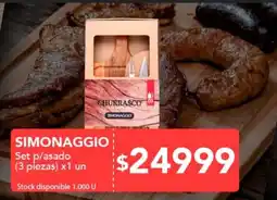 Nini Mayorista Simonaggio set p/asado oferta