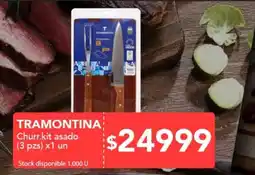 Nini Mayorista Tramontina churr.kit asado oferta