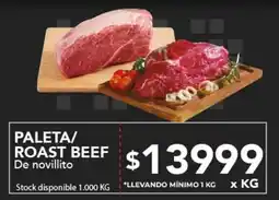 Nini Mayorista Paleta/ Roast beef de novillito oferta